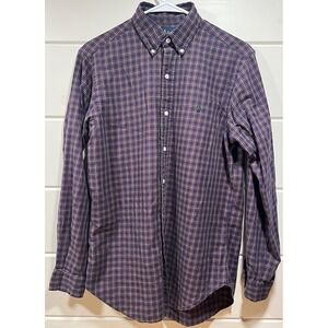 Polo Ralph Lauren Men's Plaid Button Down Classic Fit Preppy Indie Size S
